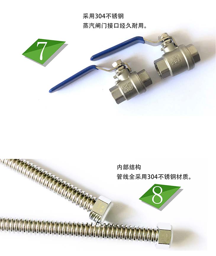 高效节能蒸汽锅炉不锈钢管件